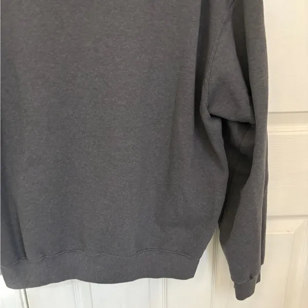 Fruit of the Loom Zip Up Hooded Sweatshirt in Grey - Image 6