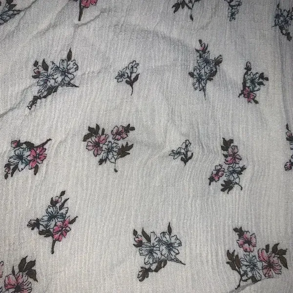 American Rag Juniors'' Floral Faux Wrap Dress Ivory Size Large - Image 5