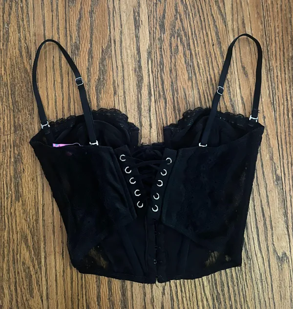 Edikted Black Corset Top - Image 3