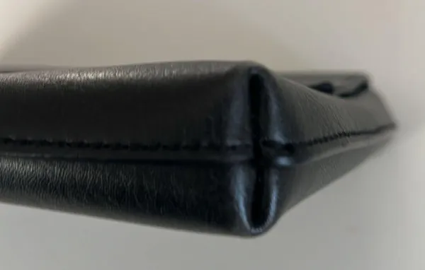 Matt and Natt Envelope Vegan Clutch Bag Missing Strap in Black - Image 7