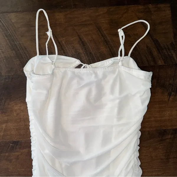 White Princess Polly Mini Dress - Image 14