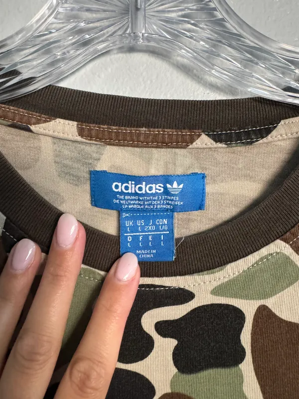Adidas Camo T Shirt - Image 2