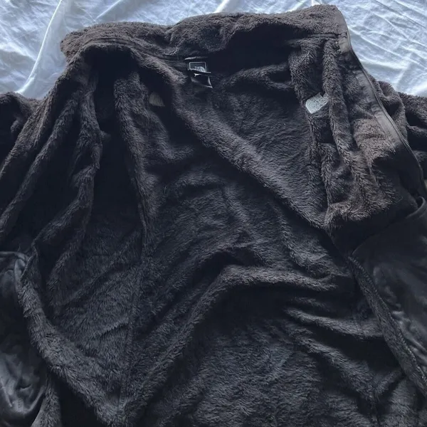 The North Face Full Zip Sherpa Fleece Jacket Women's Size Large Black - Image 14