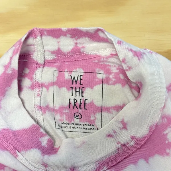 We The Free Women's Free People‎ Pastel Combo Be Free Tie Dye Oversize T-Shirt M - Image 6
