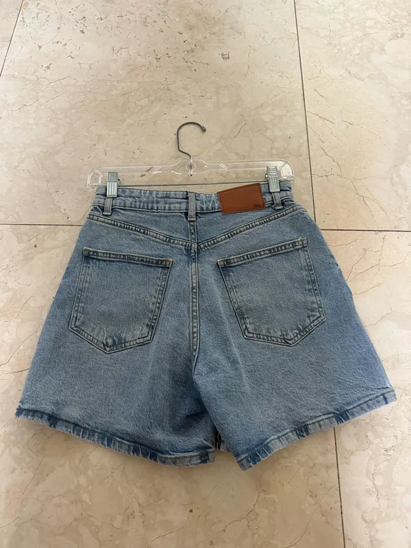 ZARA Denim Bermuda Shorts - Image 3