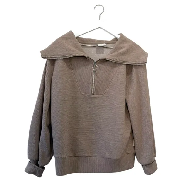 Varley Vine Half-Zip Pullover Sweatshirt Size Medium - Image 7