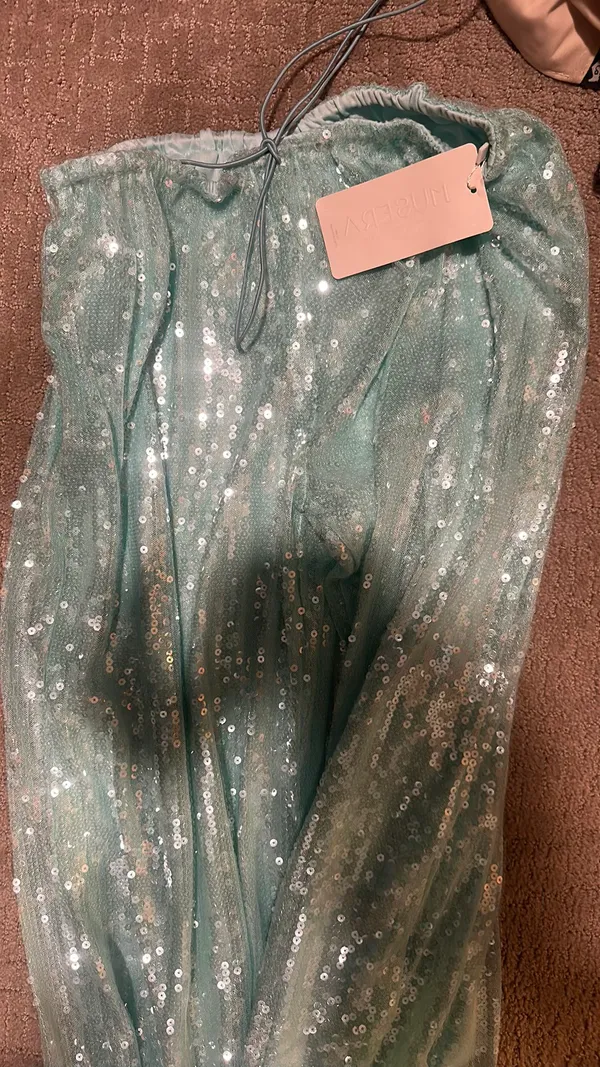Sparkly Blue Pants - Image 2