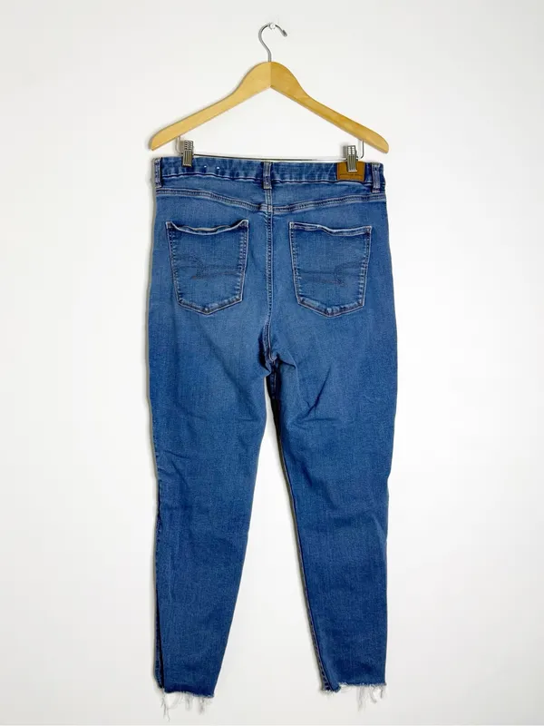 American Eagle Curvy Hi-Rise Jegging Size 16 Regular Next Level Stretch - Image 2