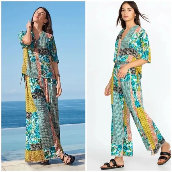 Johnny Was Paisley Ravenna Top Size XS - Image 2
