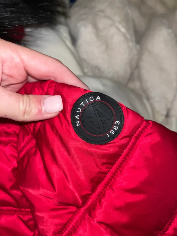 Nautica red coat - Image 2