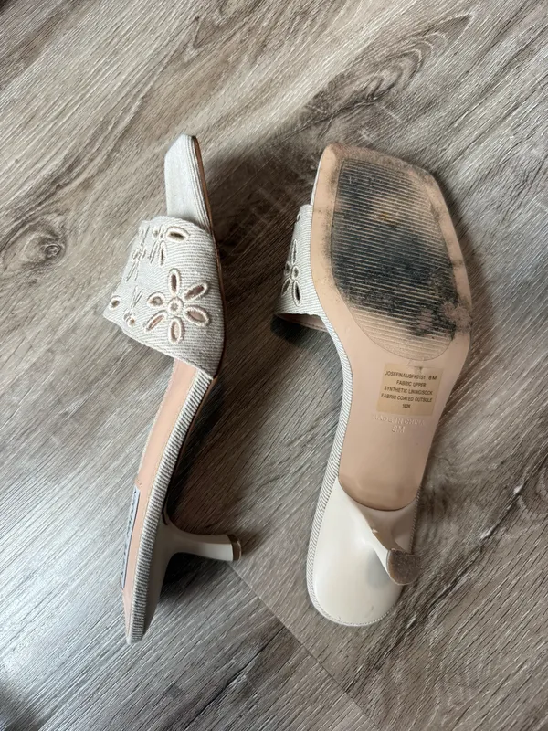 Steve Madden Cloth Floral Kitten Heels - Image 3