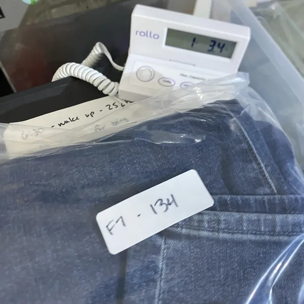 7 For‎ All Mankind Jeans Womens 31 Blue Medium Wash Slim Skinny Denim Casual - Image 12