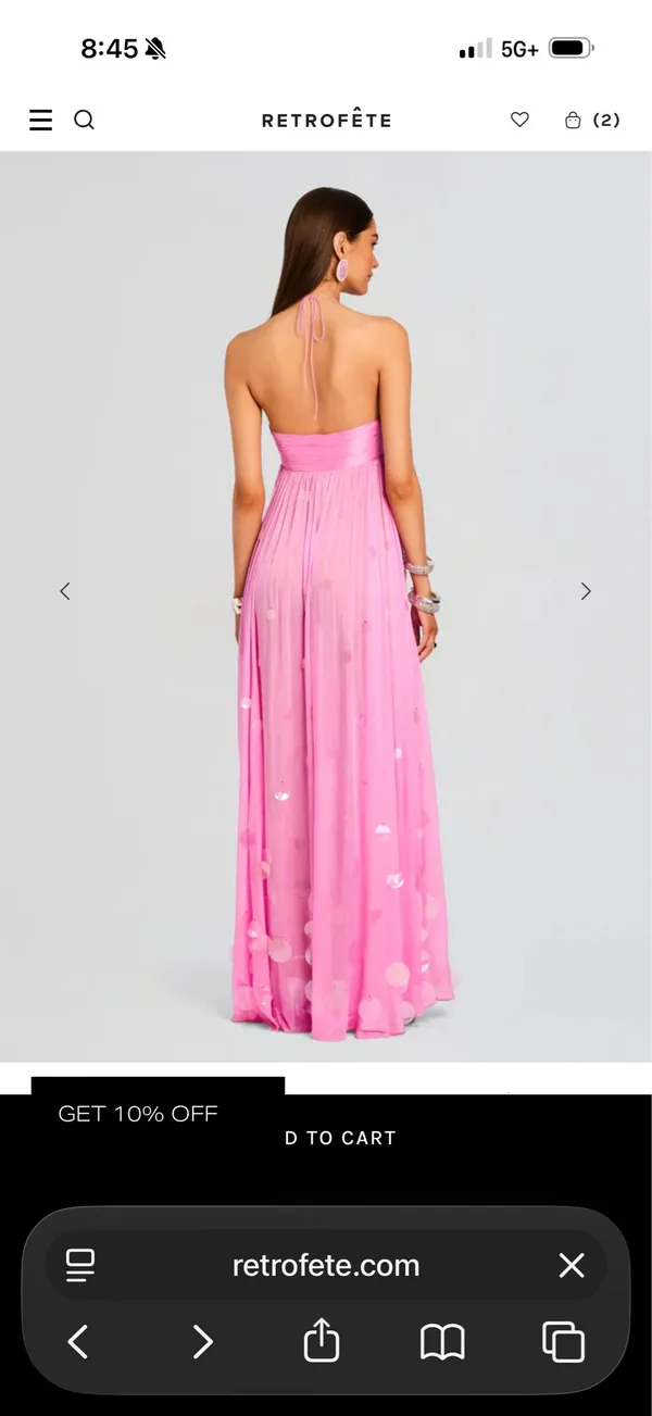 Retrofête Mathilde Sequin Maxi Dress - Image 2
