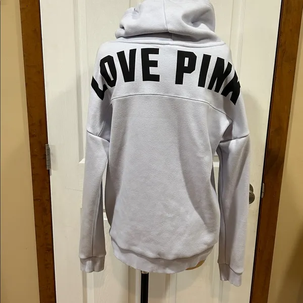 Victoria’s Secret PINK Cowl Neck Sweatshirt – Bluish Purple – Size M - Image 4