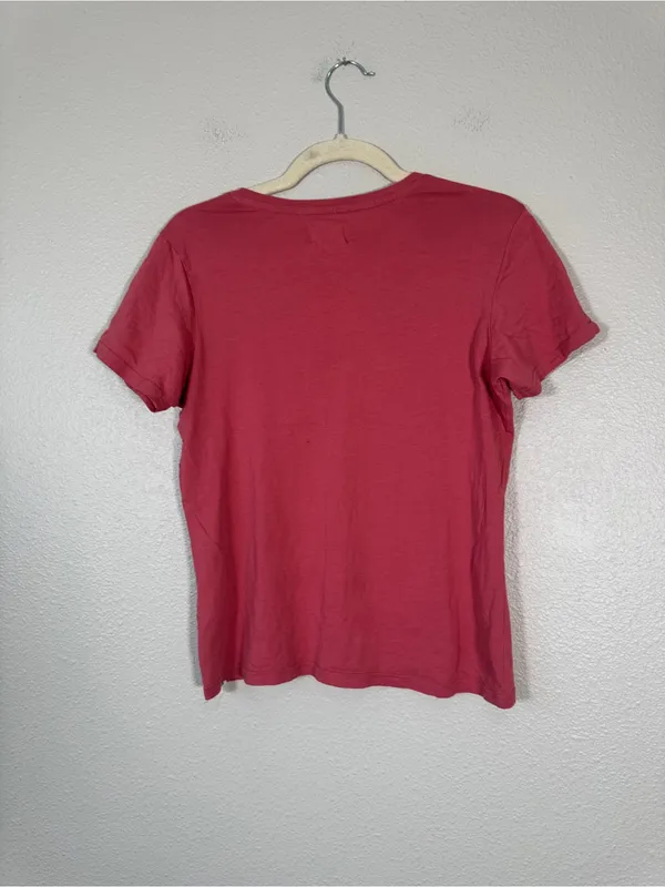 Pact Pink Organic Cotton Tee Shirt Womens S Casual Beachy Natural Fibers Top - Image 2