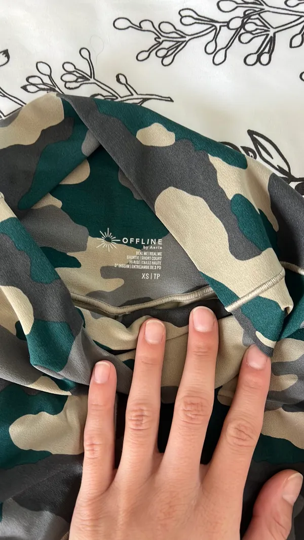 Camo Aerie Biker Shorts - Image 2