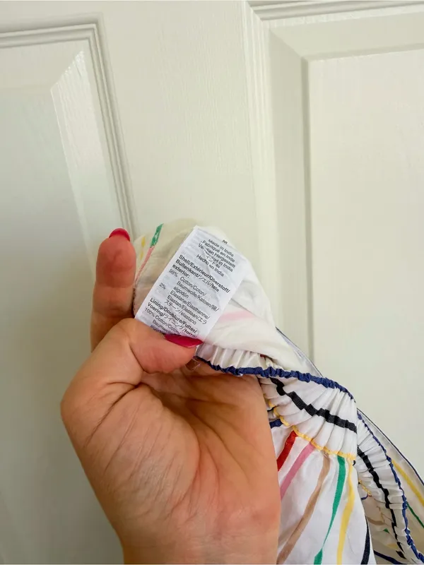 J. Crew Stripe Colorful Midi Skirt Size M - Image 6
