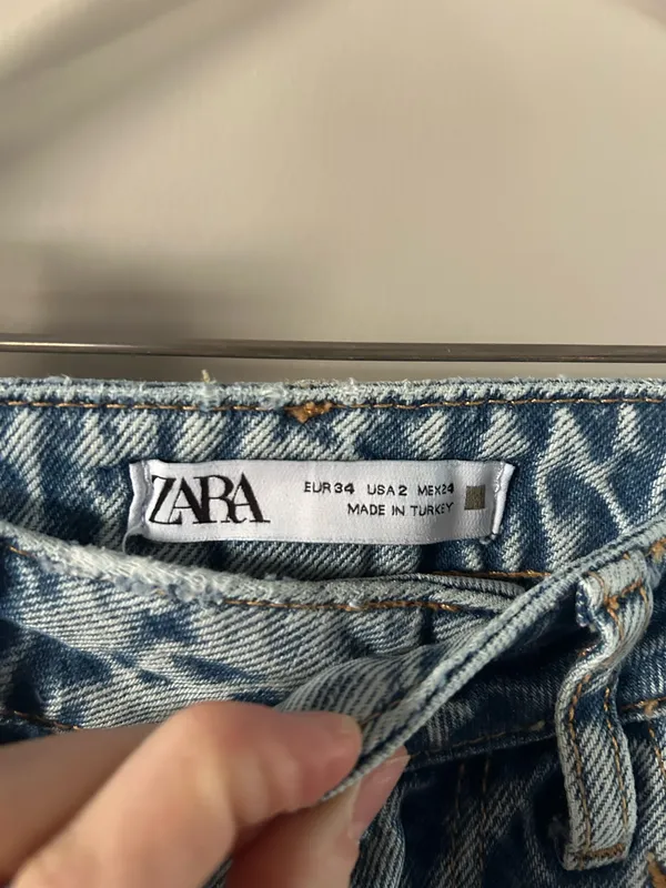 ZARA High-Rise Z1975 Straight Jeans - Image 3