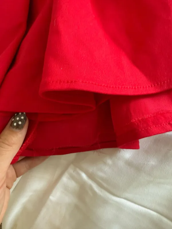 NWT Showpo Helda Mini Dress - Halter Tie Neck Corset Panel Dress in Red - Image 7