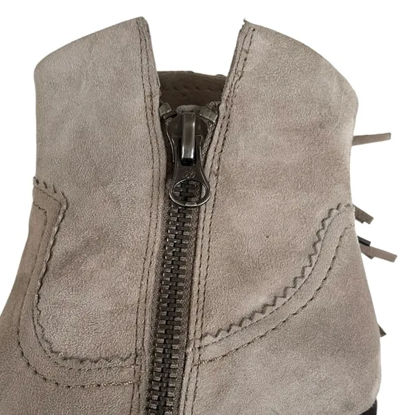 EUC Sam Edelman Leather Louie Fringed Boots Size 6 - Image 4