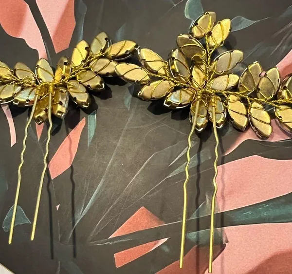 Jeweled Wedding hair Pins - Image 10