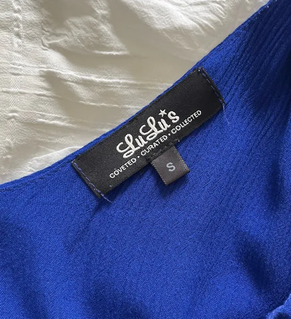 Lulus Blue Dress - Image 3
