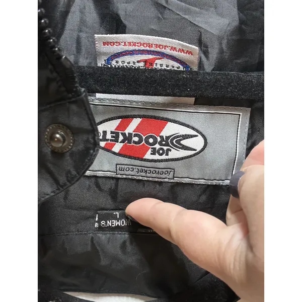Joe Rocket Inner Shell Lining For Motorcycle Riding Jacket Large Black Rain - Image 3