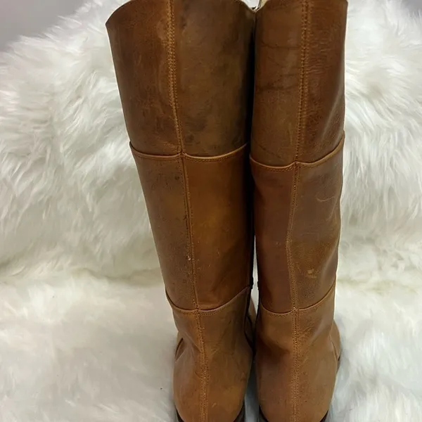 Je-Ver Lace-up Western‎ boots size 8 Fisherman Core Bin 21 - Image 8
