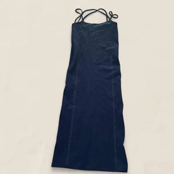 Dion Lee X Carbon38 navy Seamless Bodycon Dress | size xs-s workout active - Image 5