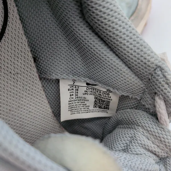 Nike Waffle‎ Debut Grey Fog Summit White Womens Sneakers DH9523-006 Size 7 - Image 8