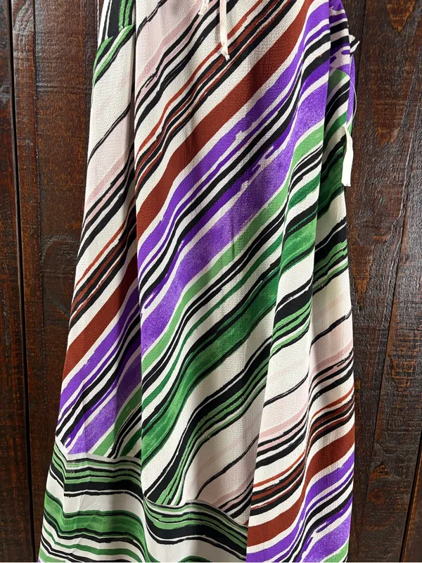 BAR III Multi Color Sleeveless Asymmetrical Midi Dress NWT XS - Image 5