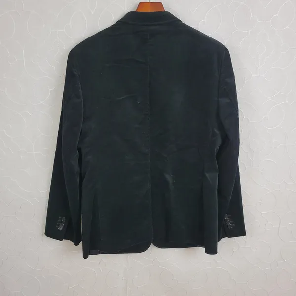 Banana Republic Womens Blazer Jacket Size 42 Black Collared Two Button - Image 5