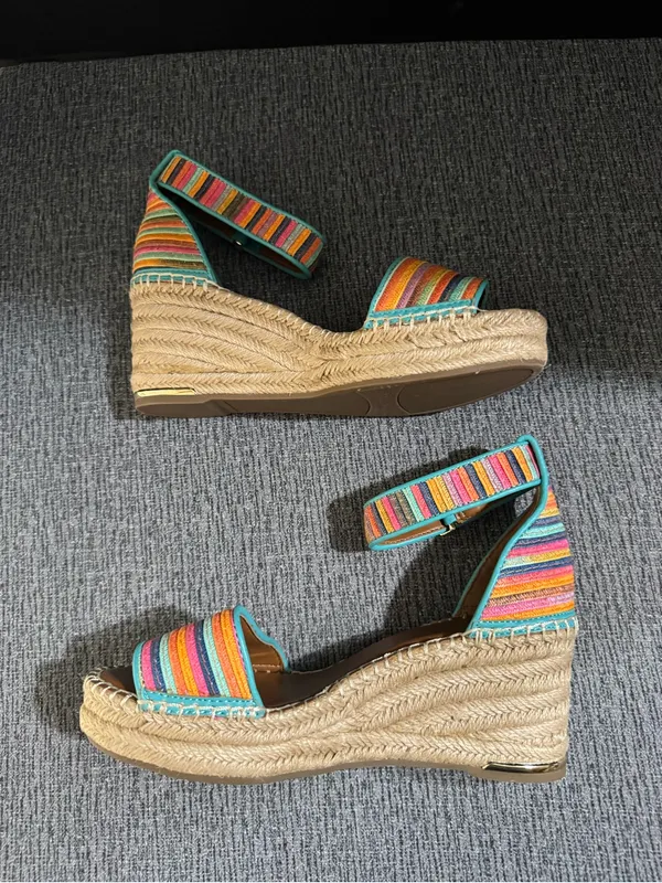 Franco Sarto Women’s Clemens Espadrille Wedge Sandals - Image 6