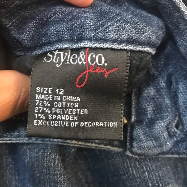 Style & Company Jeans SZ 12 - Image 8