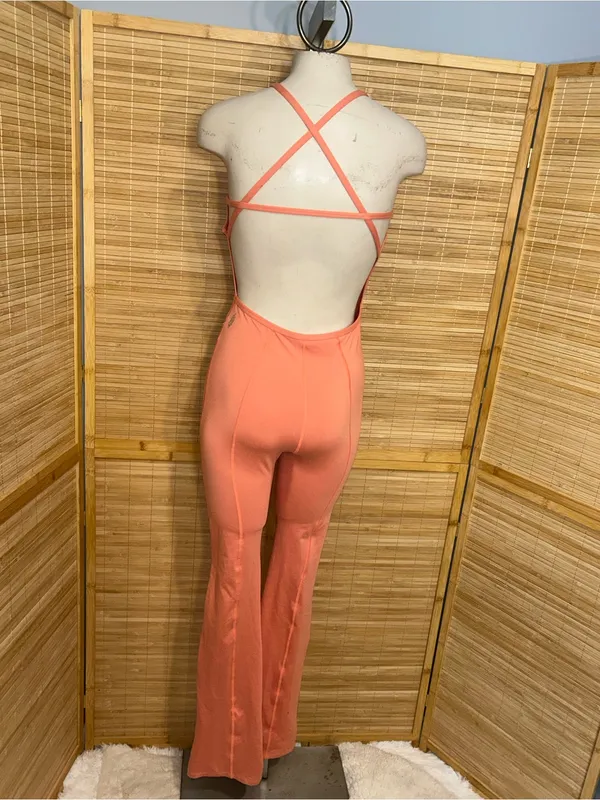 Women’s Free People Movement FP Heat Waves Onesie jumpsuit bodysuit small - Image 3