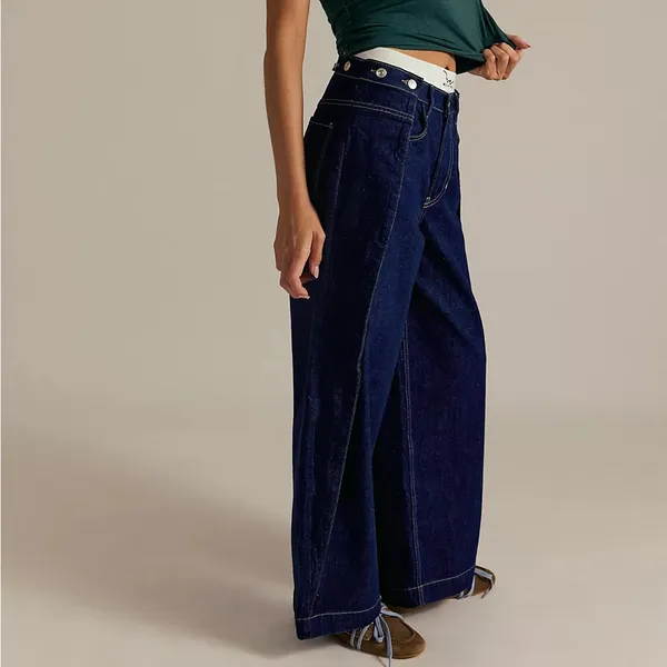 Free People We The Free High Street Trouser Jeans‎ Size 27 - Image 3