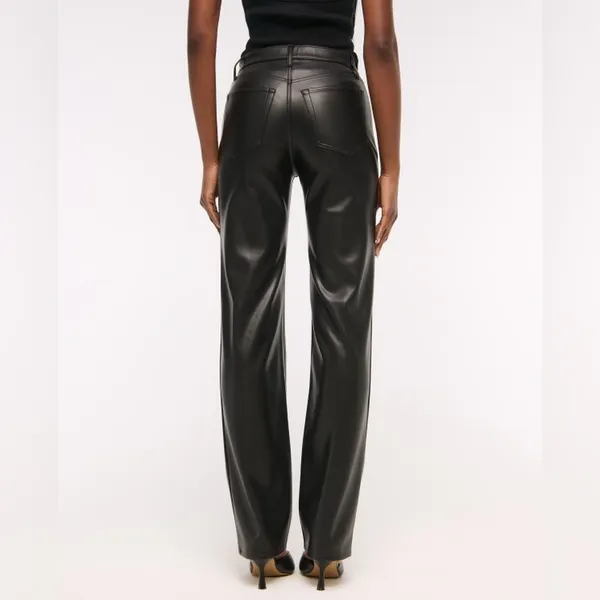 ABERCROMBIE & FITCH 90s Straight Ultra HR Pants‎ - Image 2