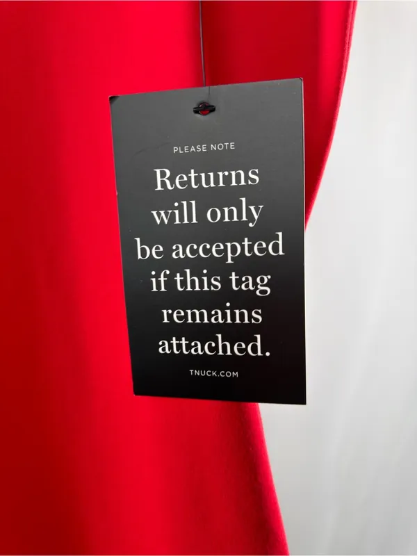 NWT Tuckernuck 3/4 Sleeve Ponte Clifton Dress in Red Size XS - Image 8