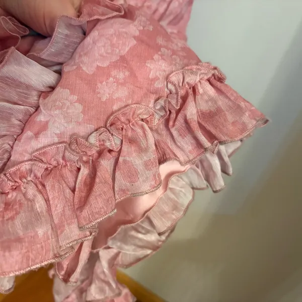 V. Chapman The Scarlette Dress in Pink Peony Print - Image 6