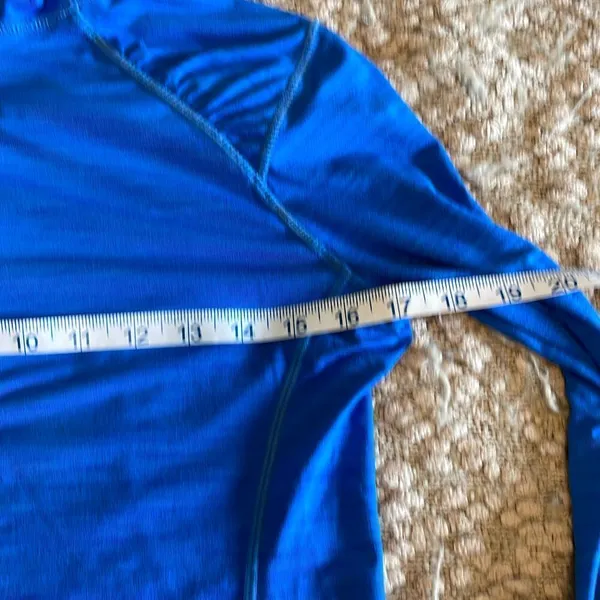 Kirkland Signature Women’s‎ Athletic 1/4 zip top jacket Size Small Royal blue - Image 7