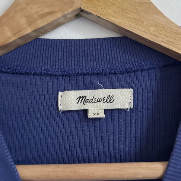Madewell Supima Rib Crop Tee Size XS - Image 2