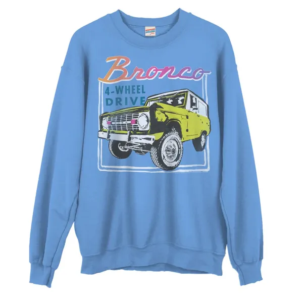 JUNK FOOD BRONCO 4WD FORD FLEECE CREW SWEATSHIRT size XS - Image 9