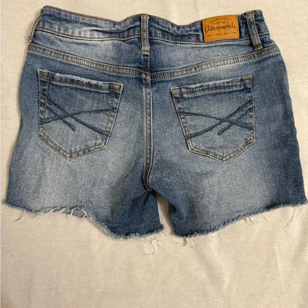 Vintage Aeropostale Denim Shorts | Size 000 - Image 2