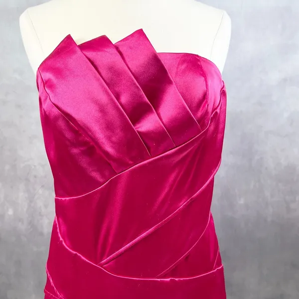 B Wear Too Womens Dress Mini Satin Pink Size 5 Glam Going Out‎ Party Cocktail - Image 2