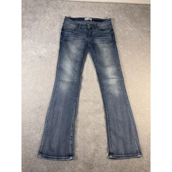 BKE Denim Payton‎ Bootcut Jeans Size 26x31.5 Medium Wash Low Rise Y2K Stretching - Image 2