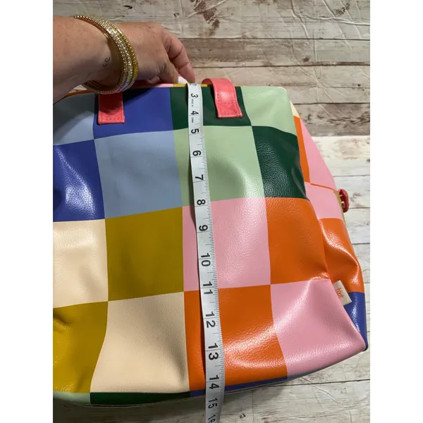 Talking Out of Turn TOOT Bold Checker Skate Bag Crossbody Water Resistent NWOT - Image 8