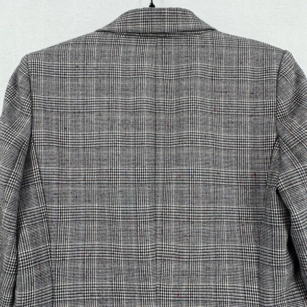 Saylor by Free People Plaid Blazer Women S Glen Check Longline Tailored Jacket - Image 2