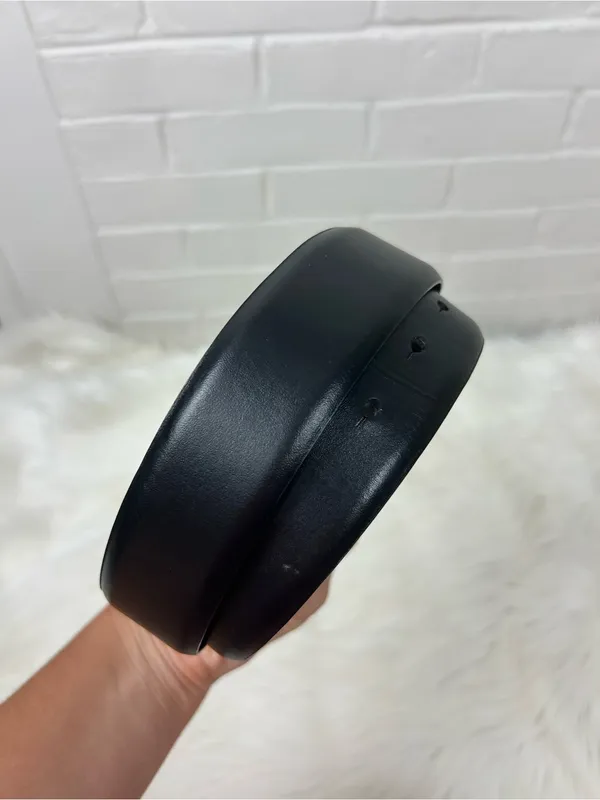 Madewell Black Leather Chunky Waist Belt - Image 6