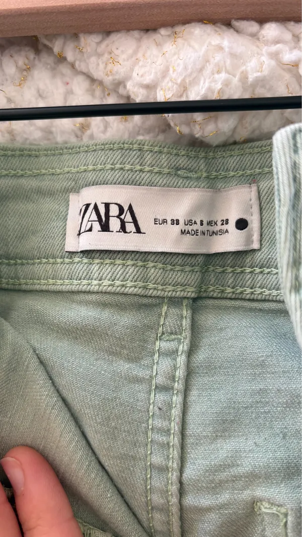 ZARA ZW High-Waisted Marine Straight Jeans - Image 4
