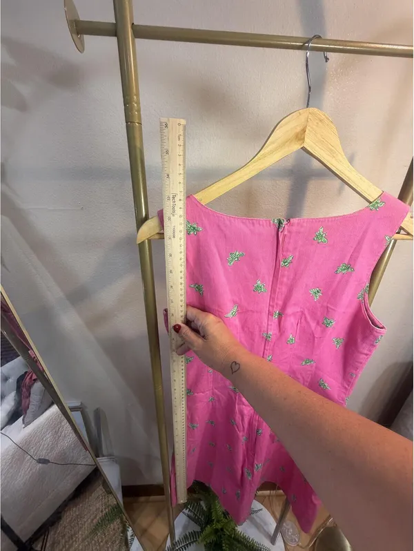SIZE 8 Vintage Lilly Pulitzer dress bee full lining women 18 - Image 6